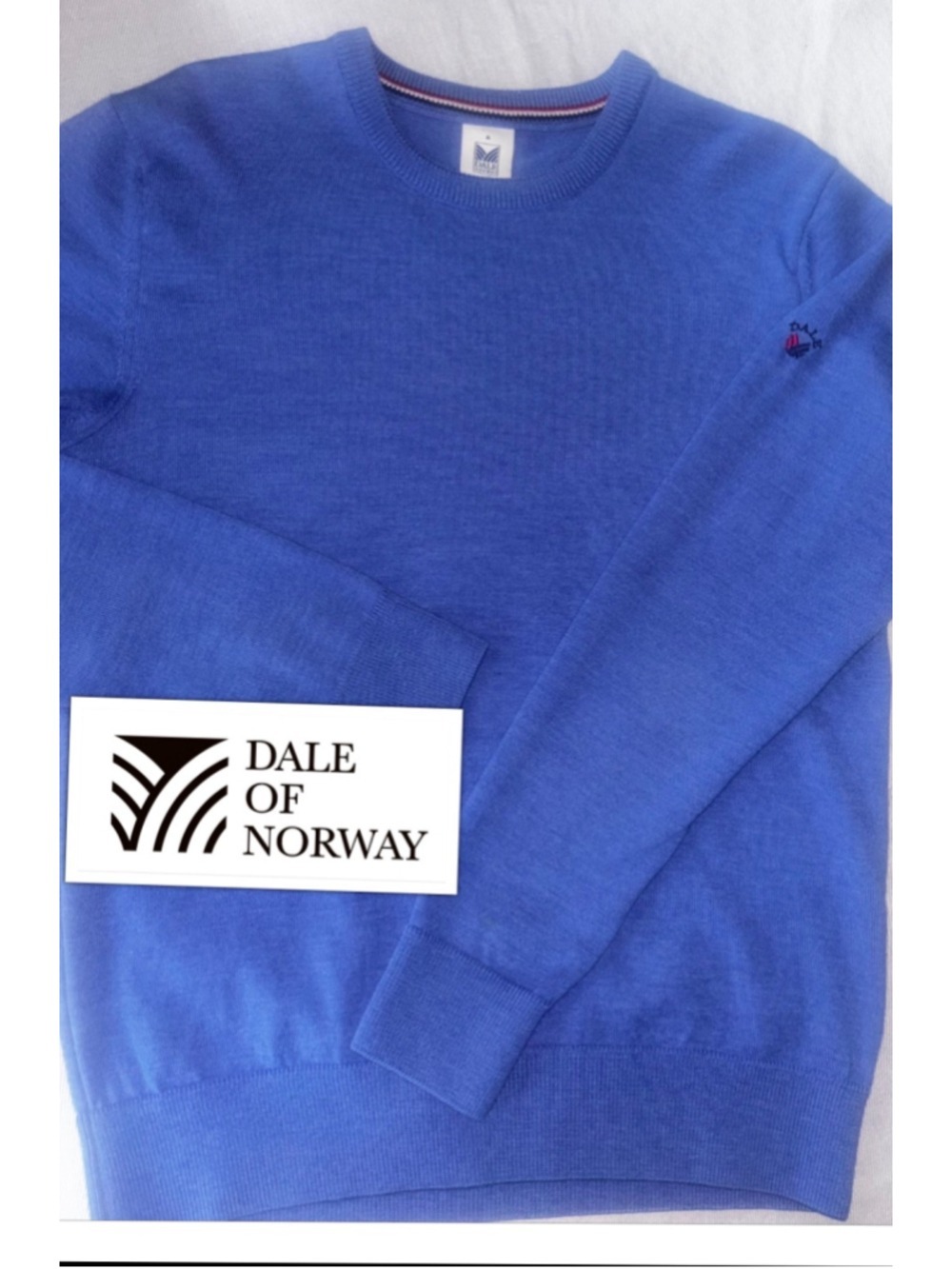 RARE Dale Norway 100% Soft Extra Fine Magnus Wool Scandi Crew Neck Sweater Men M